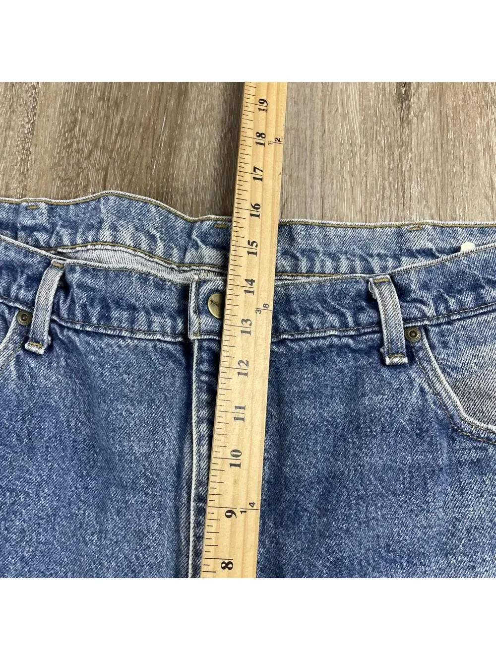 Vintage Carhartt P8500 Jeans Men’s 42x30 USA Made 90s Workwear Denim Faded